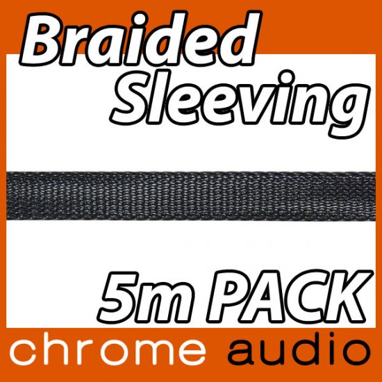 18mm PE Braided Sleeving 5 Meter Pack - Click Image to Close