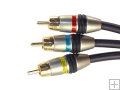 Audio / Video Cable 3 RCA 1m