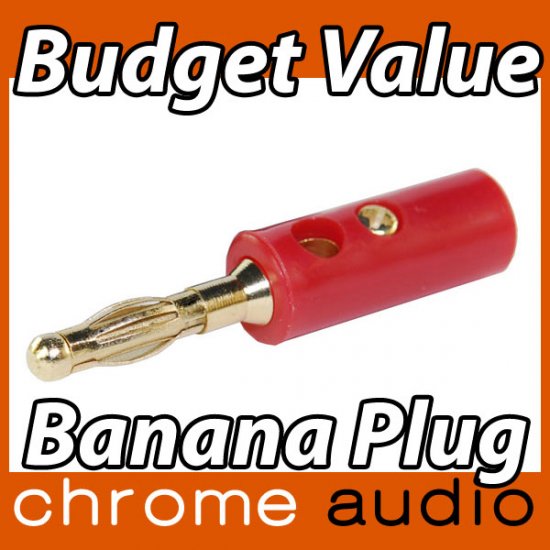 Budget 24k Gold Banana Plug - Click Image to Close