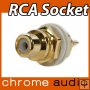 RCA Socket Chassis Mount