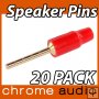 Speaker Pin 24k Gold Plated 20 Pack