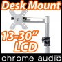 13-30" LCD Monitor / TV Pivot Desk Mount Bracket 15kg