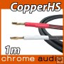 CopperHS Optimised Copper Speaker Cable 1m Pair