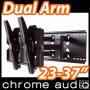 DMP 23-37" LCD Plasma TV Wall Mount Bracket Dual Arm