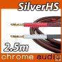 SilverHS Silver Speaker Cable 2.5m Pair