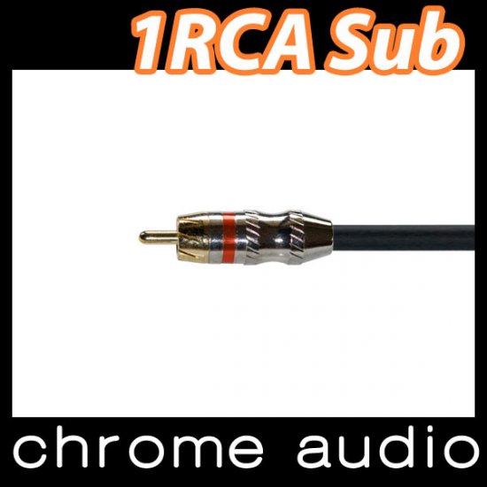 Subwoofer Cable 1 RCA 2m - Click Image to Close