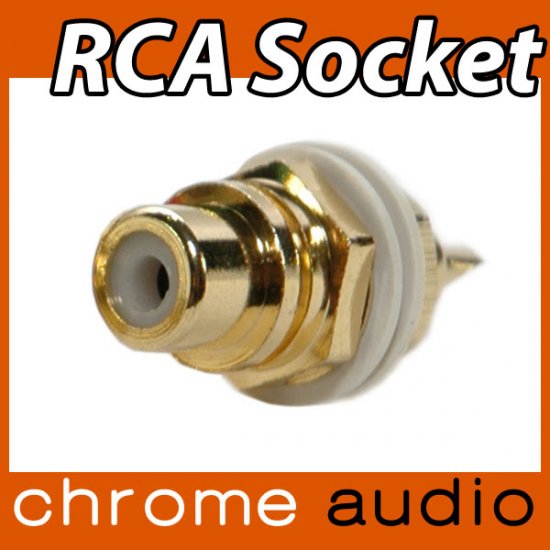 RCA Socket Chassis Mount - Click Image to Close