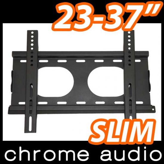 23-37" X-Slim LCD Plasma LED TV Wall Mount Bracket 45kg - Click Image to Close