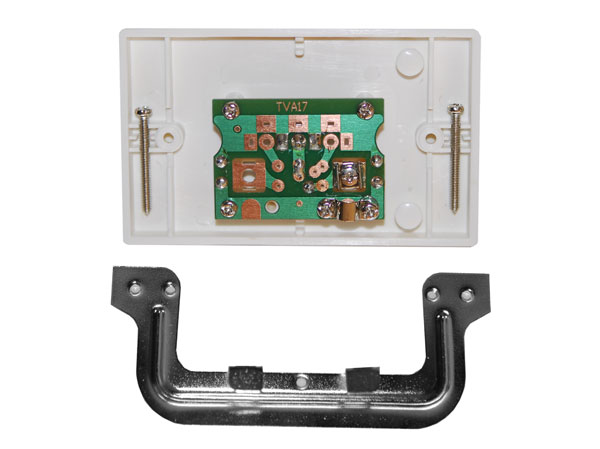 Coaxial (1 x PAL) Antenna Wall Plate - Click Image to Close