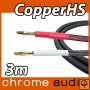 CopperHS Optimised Copper Speaker Cable 3m Pair