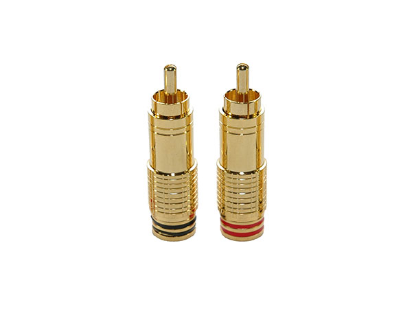 Bullet RCA Plug 24k Gold Plated - Click Image to Close